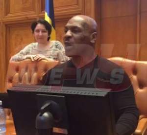 Mike Tyson, circ total în Parlamentul României! Americanul a început să ţipe! VIDEO