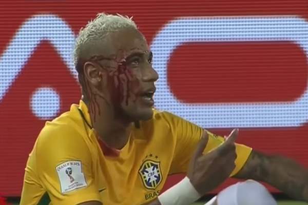 VIDEO HORROR / Neymar, umplut de sânge după ce a încercat să-şi ridiculizeze un adversar!