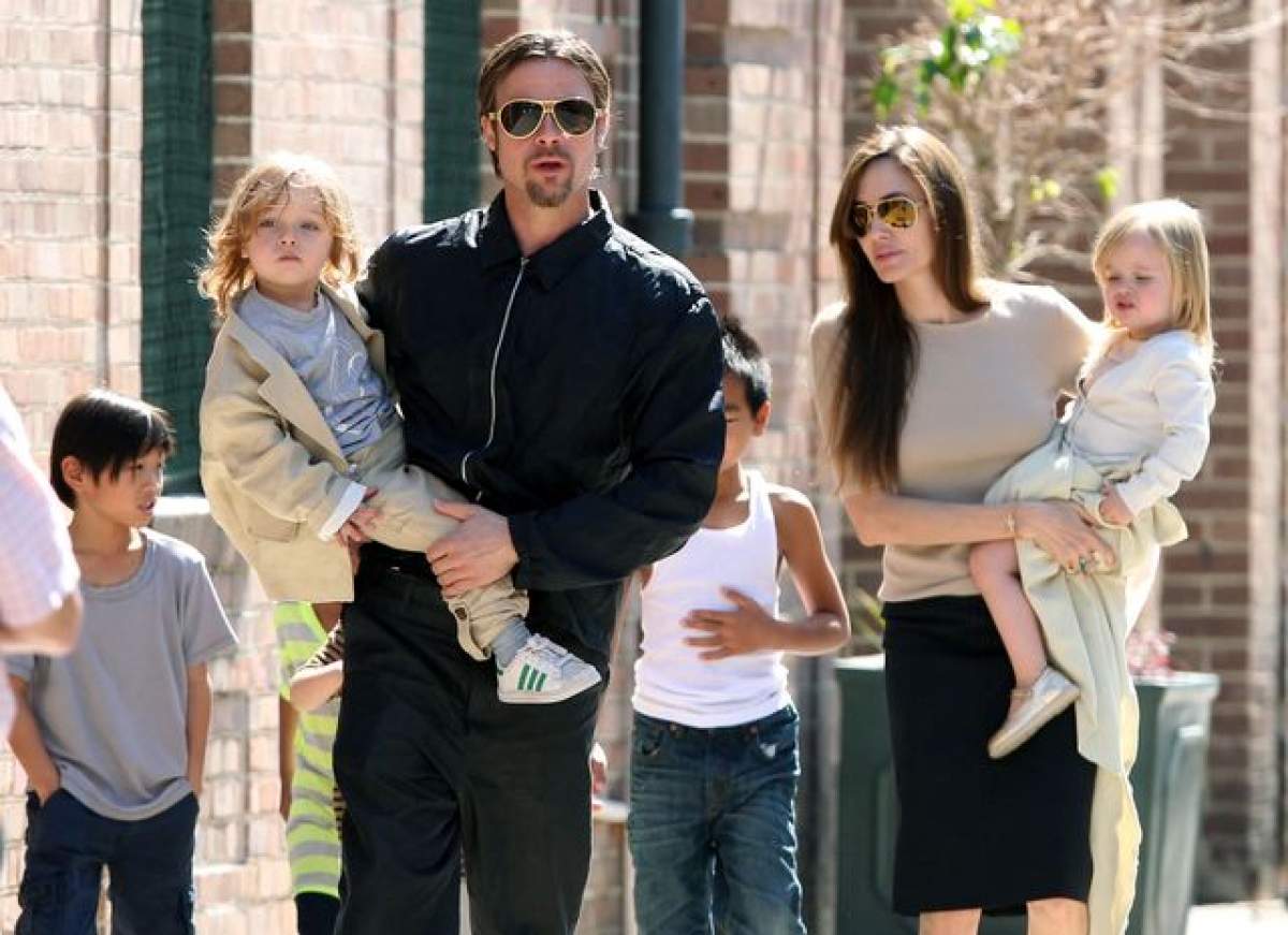 Brad Pitt şi-a întâlnit copiii pentru prima dată, după divorţul de Angelina Jolie: "Au fost clipe minunate"