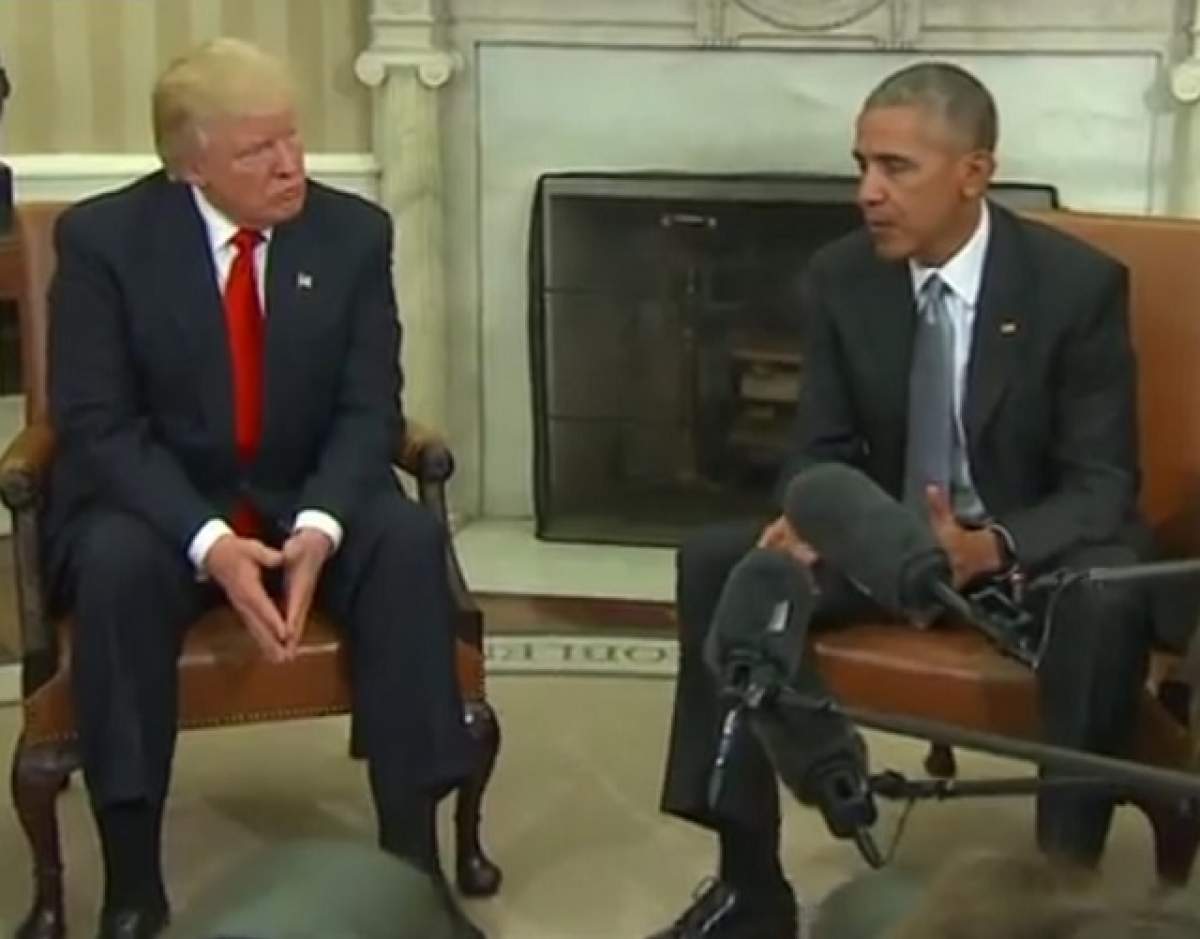 FOTO & VIDEO / Experţii au analizat limbajul nonverbal al lui Donald Trump şi Barack Obama. Totul e clar acum