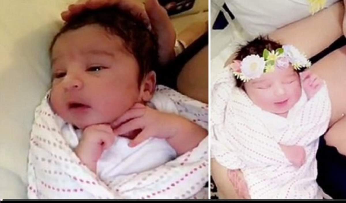 FOTO & VIDEO / Imediat după ce a născut, a făcut un Snapchat cu fiica sa! Imaginile au devenit virale