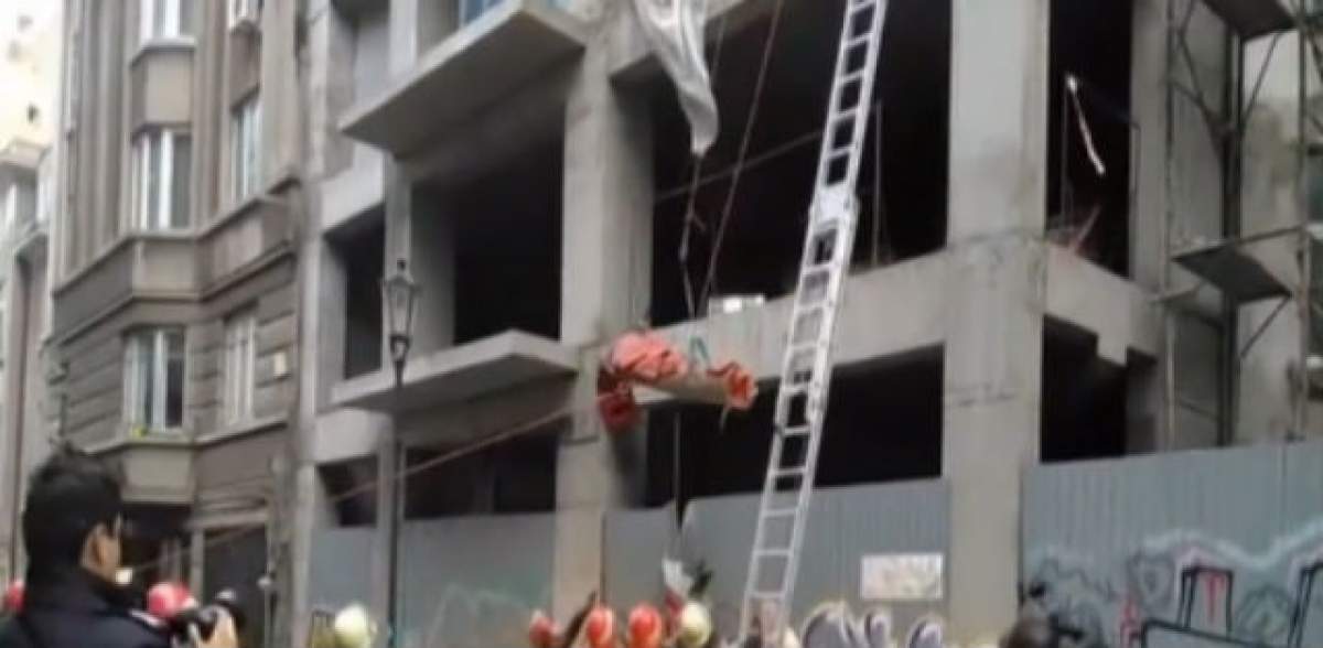 VIDEO / Incident suspect în București: o femeie a căzut de la etajul 6 al unui bloc! PRIMELE IMAGINI de la fața locului