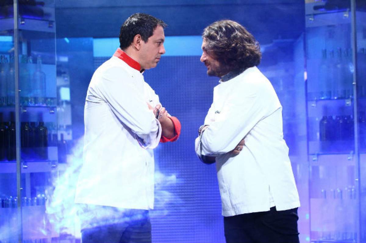 FOTO / Alex Bălan și Cristian Voicu se întrec în finala "Chefi la cuțite"