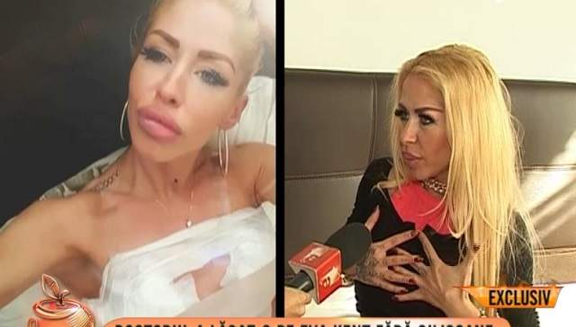 VIDEO / Eva Kent a revenit în ţară şi a rămas fără sâni! Fosta starletă porno era să îşi piardă viaţa