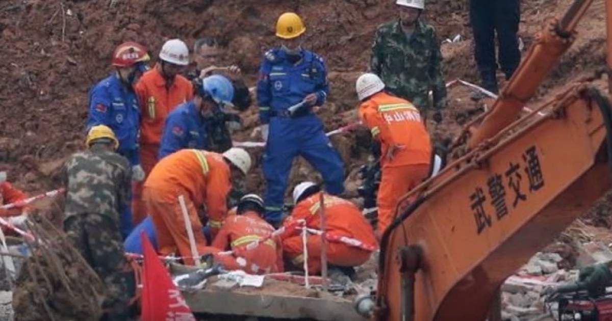 VIDEO / Accident pe un şantier din China! Peste 40 de persoane au murit