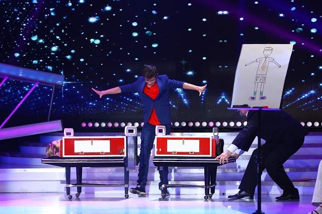 FOTO / Lidia Buble, tăiată în două, într-un număr de magie, la “Next Star”. Ce se întâmplă mai apoi