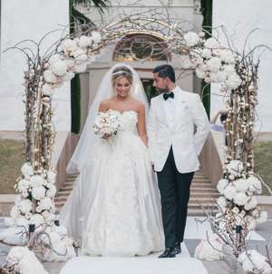 VIDEO / Imagini spectaculoase de la nunta româncei cu un milionar! Nici în filme nu vezi aşa ceva!