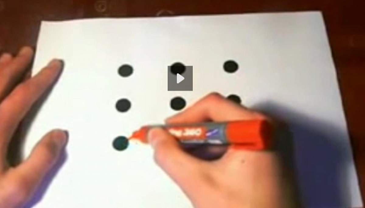 VIDEO / Reușești să unești toate cele 9 puncte trasând doar 4 linii? Foarte mulți oameni renunță!