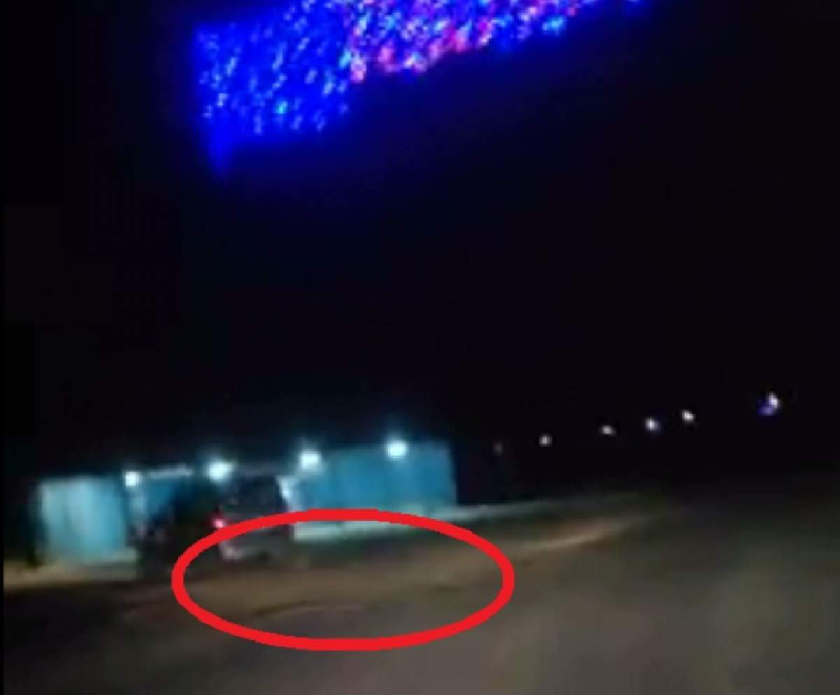 VIDEO / Filmat în timp ce gonea prin Capitală, cu un maidanez legat de maşină!