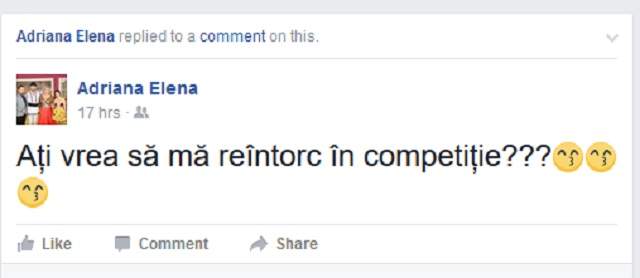 Se întoarce în casa "Mireasă pentru fiul meu"? Adriana: "Nu merg pentru marele premiu"