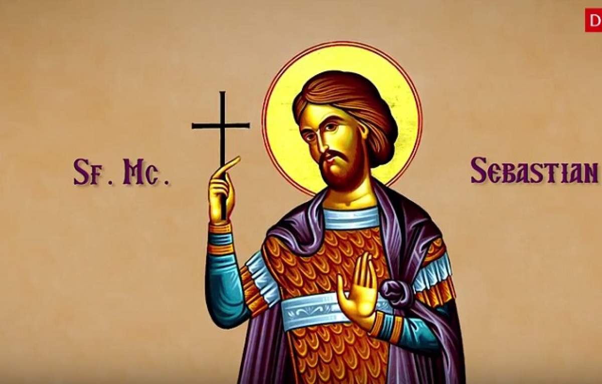 Sărbătoare pentru creştini! Astăzi îl prăznuiesc pe Sfântul Mucenic Sebastian şi pe soţia sa Zoe