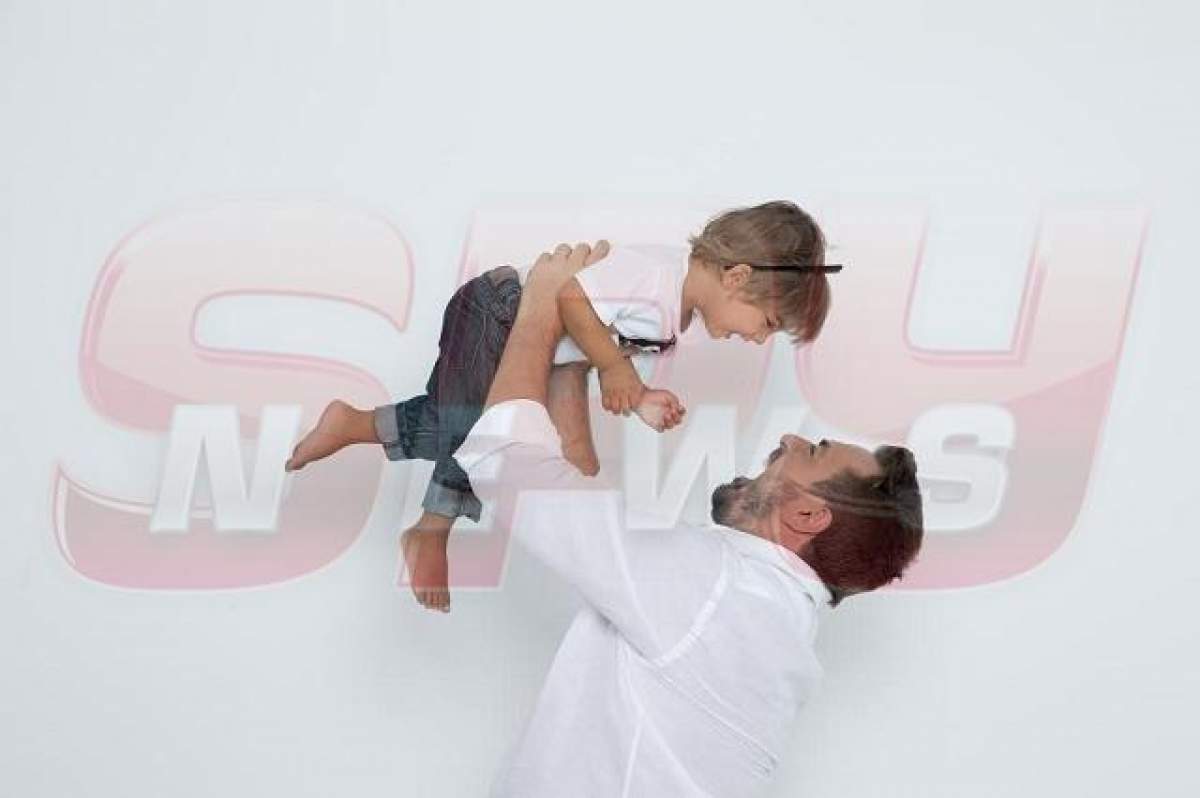 Ce drăgălaș este! Horia Brenciu și-a prezentat fiul în prima ediție a emisiunii Uniplay la Antena 1