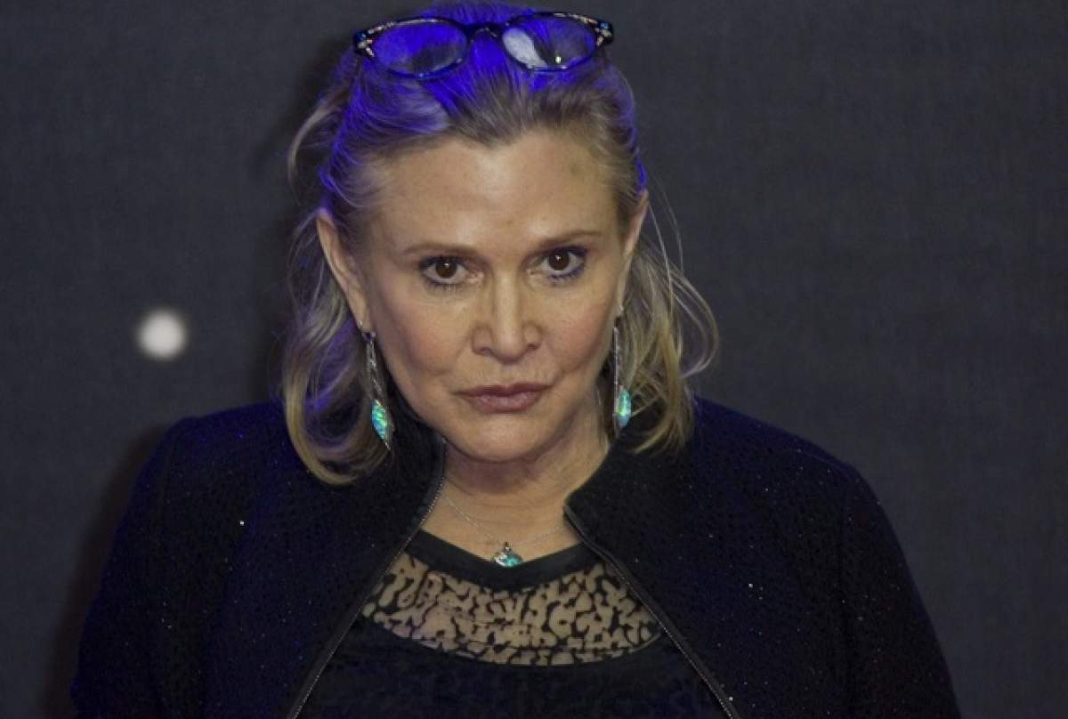 Carrie Fisher a murit! Actriţa din "Star Wars" s-a stins din viaţă după un infarct