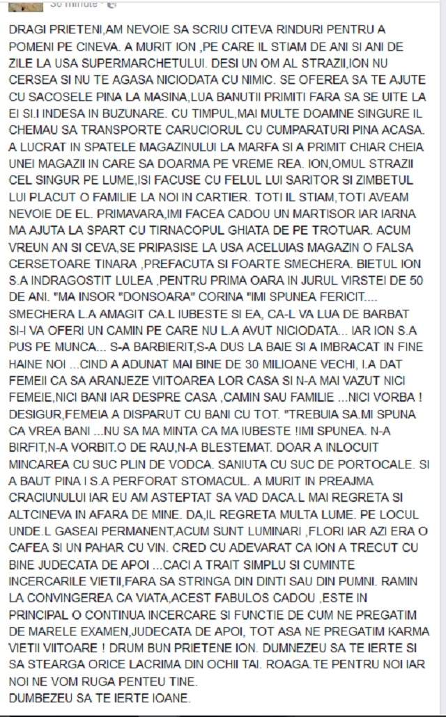 FOTO / Corina Chiriac, îndoliată înainte de Anul Nou! Vedeta şi-a exprimat suferinţa printr-un mesaj cutremurător