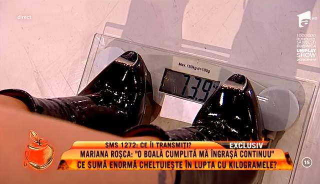 VIDEO / Mariana Roşca, probleme cu greutatea: "O boală cumplită mă îngraşă. Eu vreau să fac un copil"