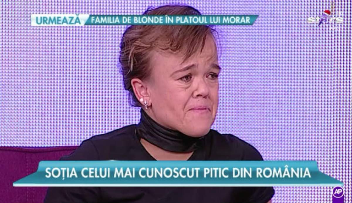 VIDEO / Sfâşiată de durere, soţia Piticului "Colorado" pentru prima dată la TV după moartea acestuia! Dar şi primele declaraţii ale acesteia