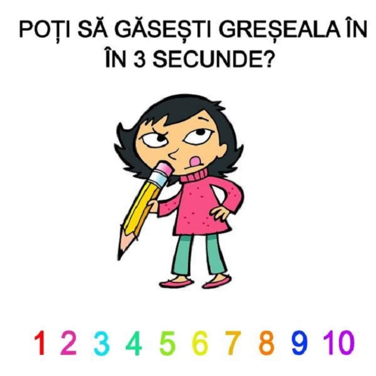 Asta chiar te va fenta! Tu găseşti greşeala în imaginea alăturată? INDICIU: e o singură eroare!