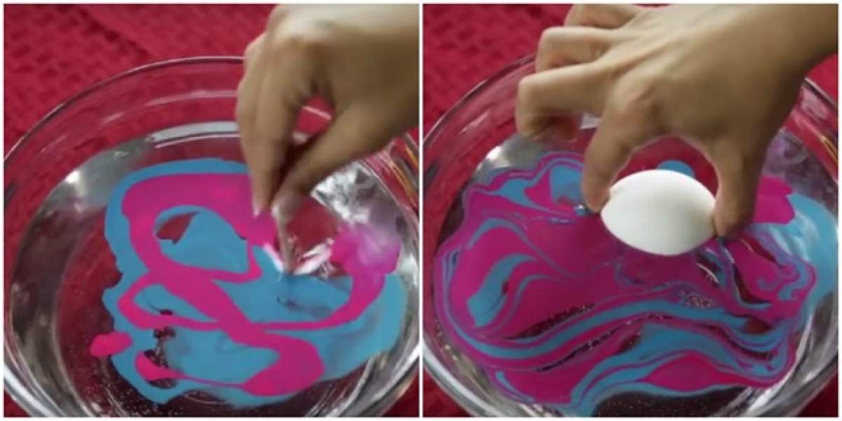 VIDEO / A pus ojă într-un bol cu apă şi a pus ouă fierte în apă! Cum arătau când le-a scos te va lăsa cu gura căscată