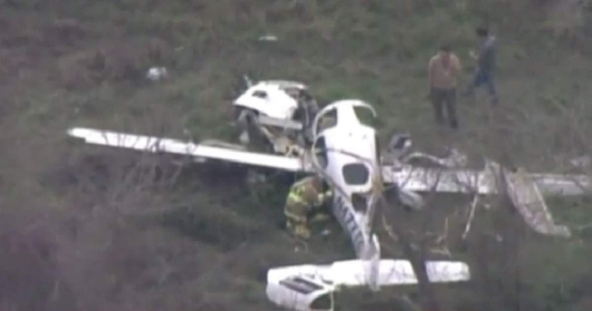 VIDEO / Un avion s-a prăbuşit în Texas! Patru oameni au murit
