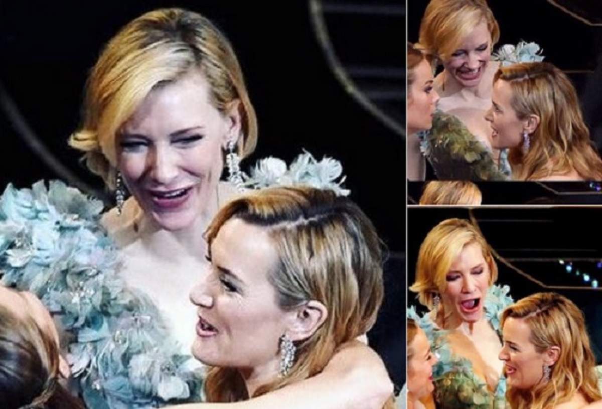 Imaginea care a pus internetul pe jar. Ce i-a spus Kate Winslet lui Cate Blanchett la Premiile Oscar