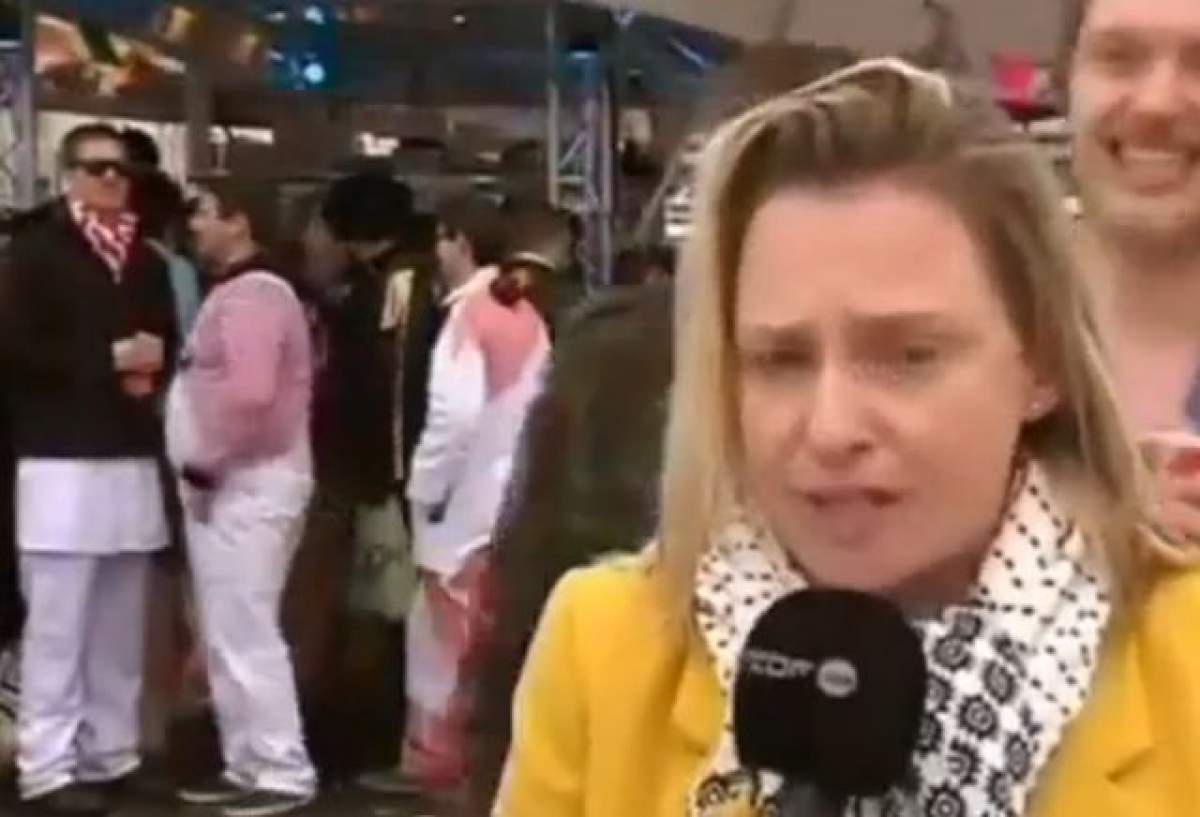 VIDEO / Şocant! O jurnalistă, abuzată sexual în timpul unei transmisiuni live! Cameramanul a surprins toată scena