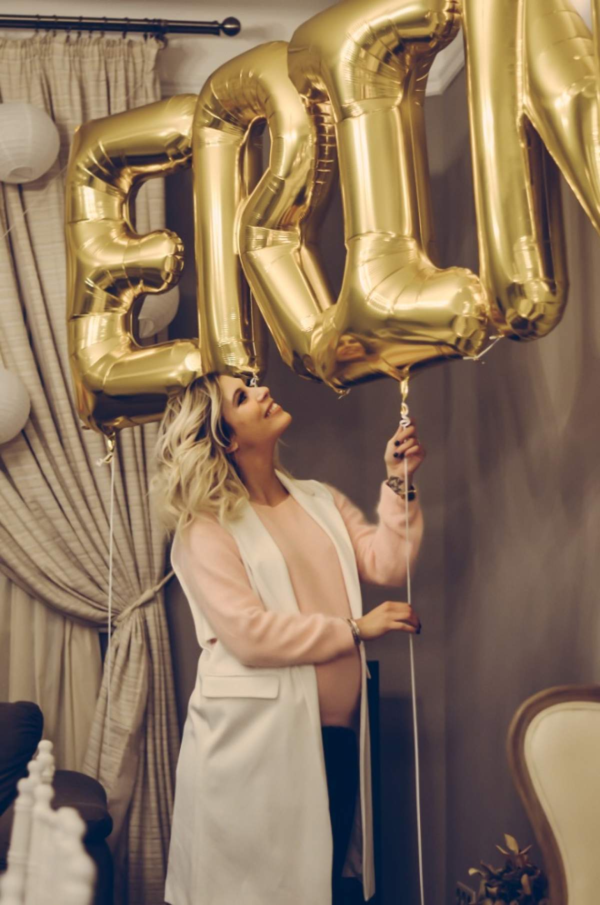 FOTO / A organizat "Baby Shower" pentru fetiţa ei şi a avut parte de un moment extrem de emoţionant! Sore: "M-am abținut cu greu să nu plâng!"
