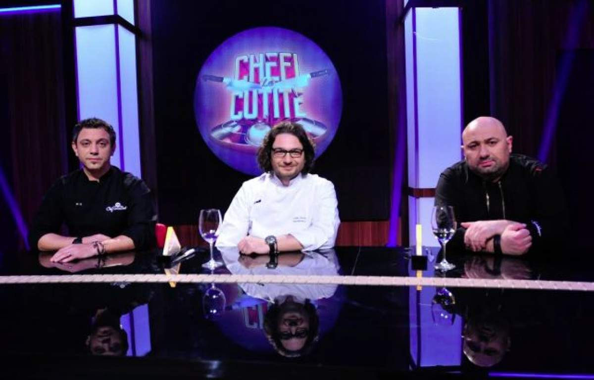 FOTO / Sorin Bontea, Cătălin Scărlătescu și Florin Dumitrescu au început filmările pentru „Chefi la cuțite”