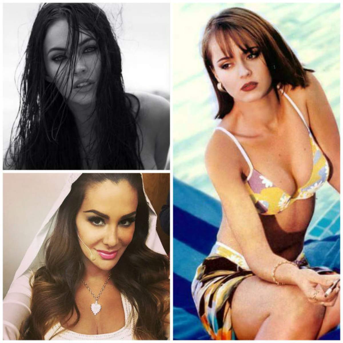 Erau frumoase de pică, dar acum le cade faţa! Operaţiile estetice le-au distrus pe Gabriela Spanic, Megan Fox şi Ninel Conde