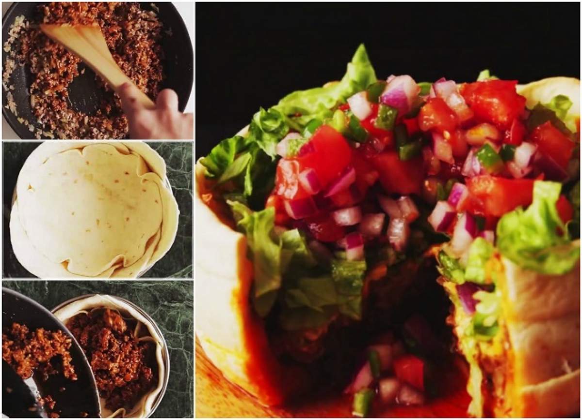 VIDEO / REŢETA ZILEI: SÂMBĂTĂ - Plăcintă de Taco! Ceva mai gustos de atât pentru weekend nu există!