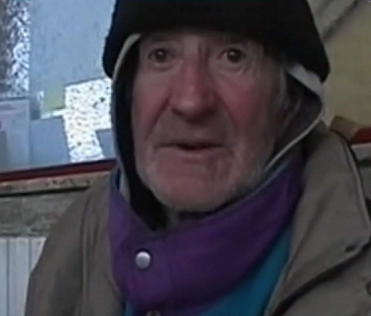 VIDEO / Bătrânul care a transformat gara în casă! "Nu vreau bani, am şi eu"