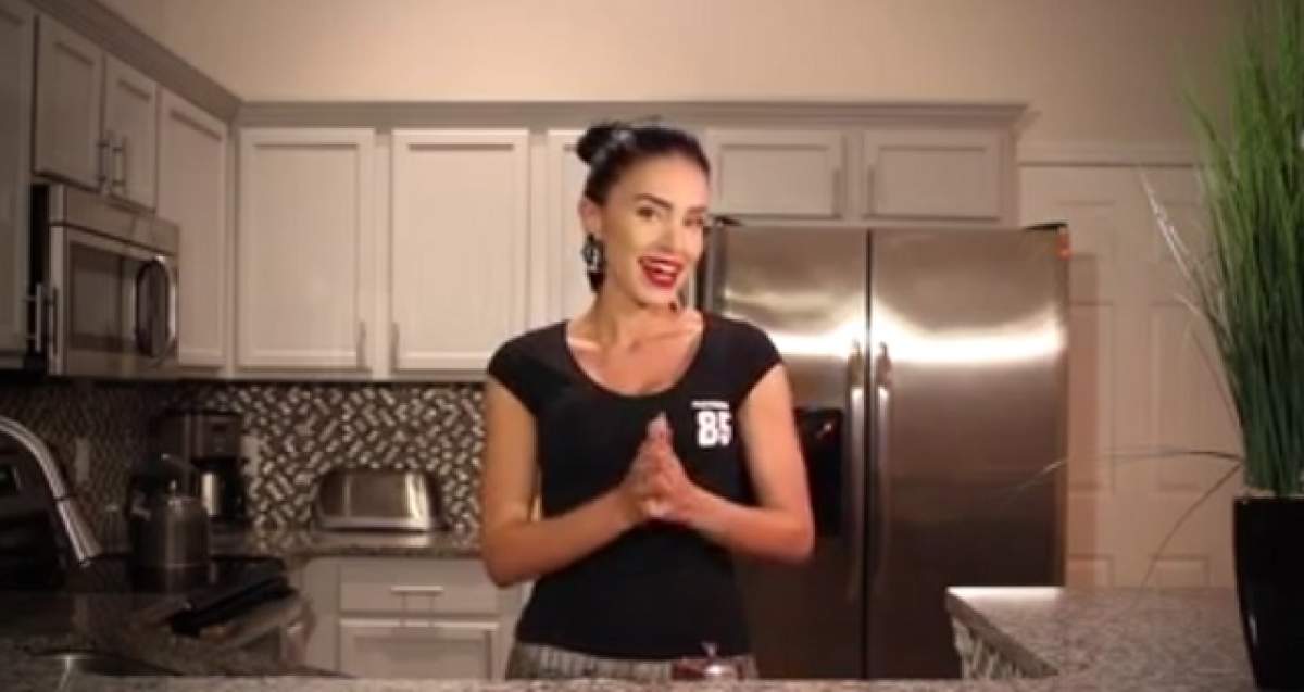 VIDEO / Adelina Pestrițu a renunțat la tocuri și a intrat în bucătărie! Ce i-a ieșit brunetei