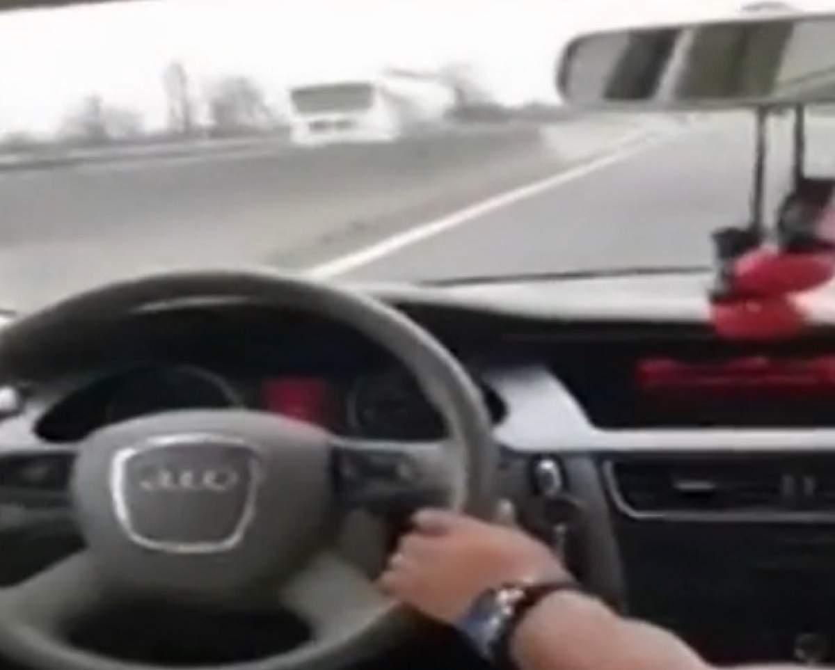VIDEO / S-a urcat la volan şi a început să conducă din partea dreaptă! Imaginile înfiorătoare din trafic
