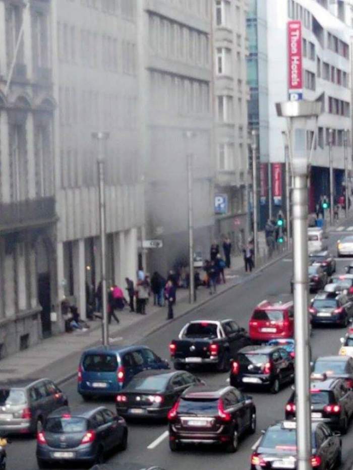 FOTO / Alertă în Bruxelles! Au avut loc patru explozii, în trei staţii de metrou diferite