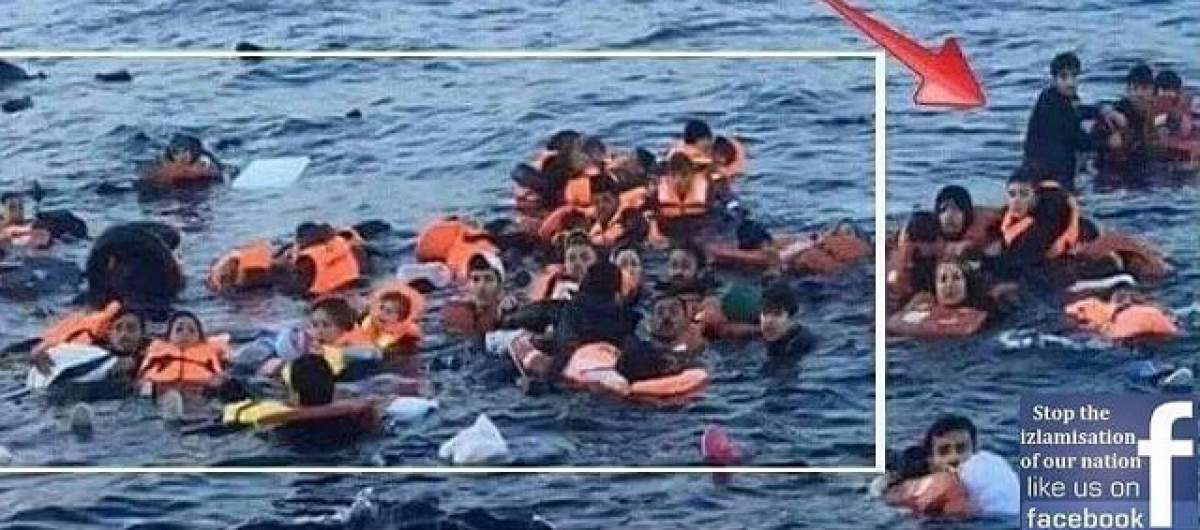 Imaginea cu refugiaţi sirieni care a scandalizat Europa! "Totul a fost pregătit ca la carte!"