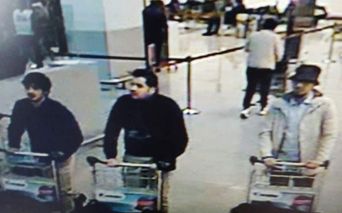 VIDEO / Cei trei atacatori ai atentatului din Bruxelles au fost identificaţi! Cine sunt şi ce origini au