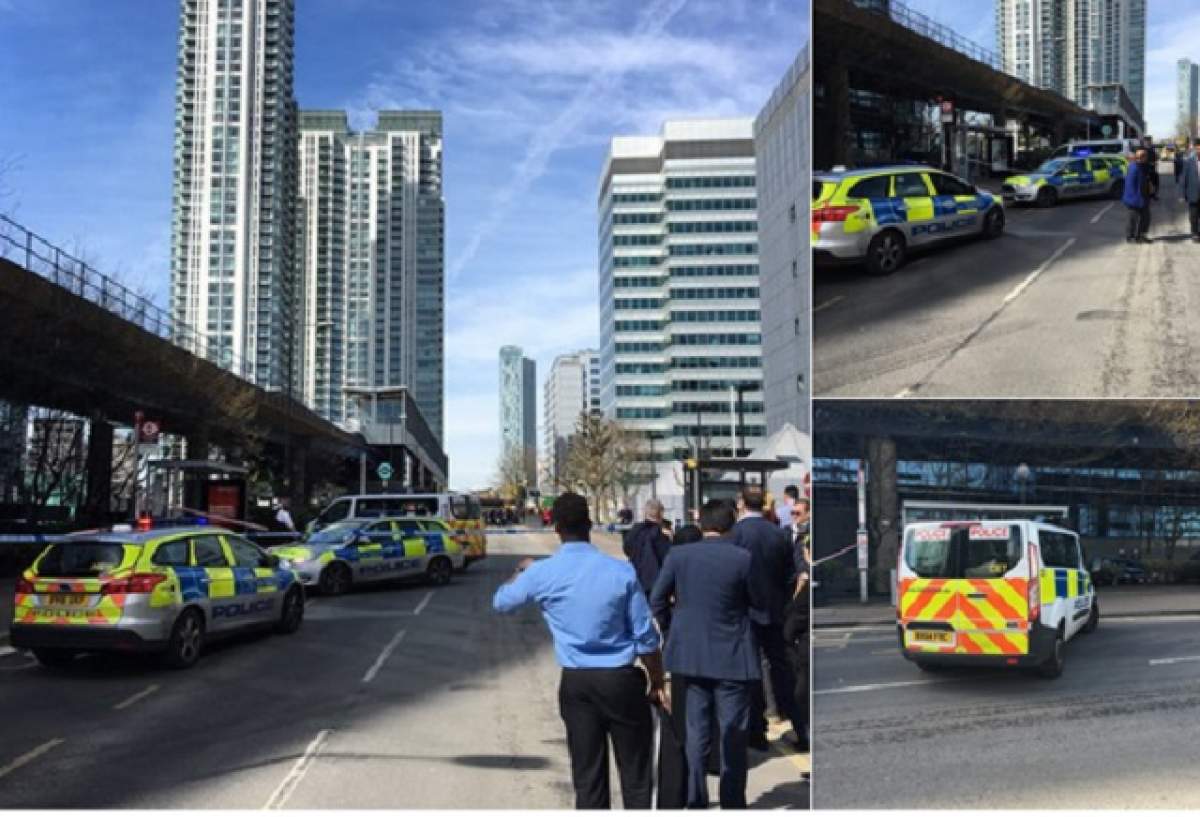 Alertă cu bombă la unul dintre cele mai importante centre financiare din Londra! Sute de persoane au fost evacuate