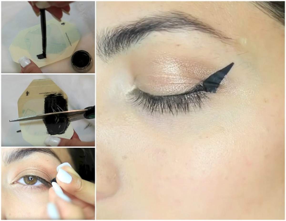 VIDEO / Ai probleme cu dunga de tuş? Ce-ar fi să ai mai multe "codiţe" şi să le lipeşti când ai nevoie? Trucul pe care orice femeie ar trebui să-l ştie!