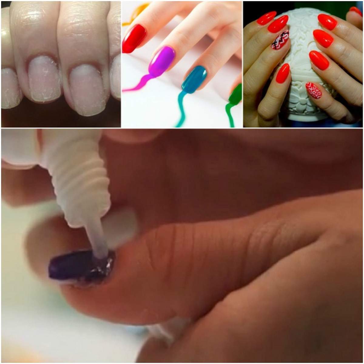VIDEO / Cum imiţi unghiile cu gel la tine acasă fără aparate profesionale! Trucul de milioane pe care trebuie să-l încerci