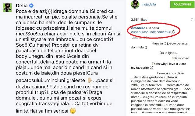 Delia, criticată dur după ce s-a pozat în costum de baie! Replica ei i-a lăsat muţi şi pe cei mai tupeişti bărbaţi: "Uneori mai răspund la comenturi"