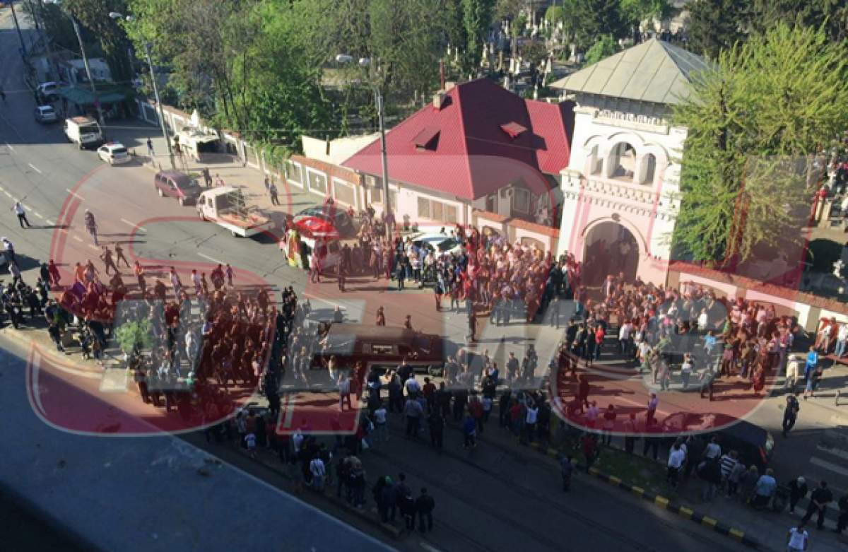 Imagini HALUCINANTE de la Cimitirul Bellu! Ce se petrece, ACUM, la ÎNMORMÂNTAREA lui FANE SPOITORU