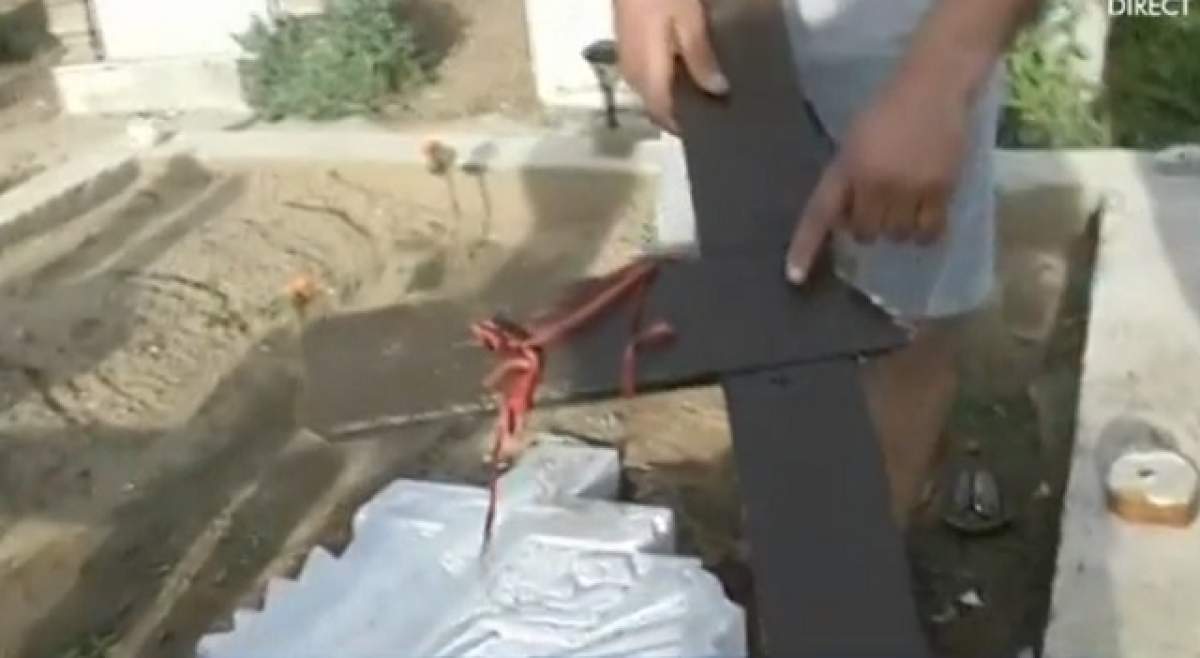 VIDEO / Fenomene stranii într-un sat din România! Ce s-a întâmplat în cimitirul în care o familie îndurerată a găsit crucea fiului profanată