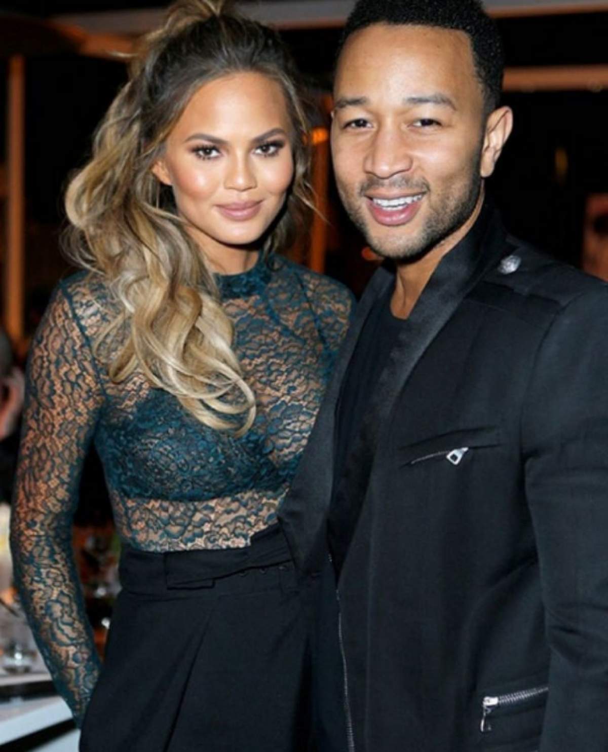 FOTO / E atât de adorabilă! Prima imagine cu fiica lui Chrissy Teigen şi a lui John Legend