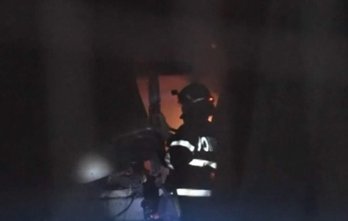 VIDEO / Incendiu puternic în Suceava! Două persoane au ars de vii