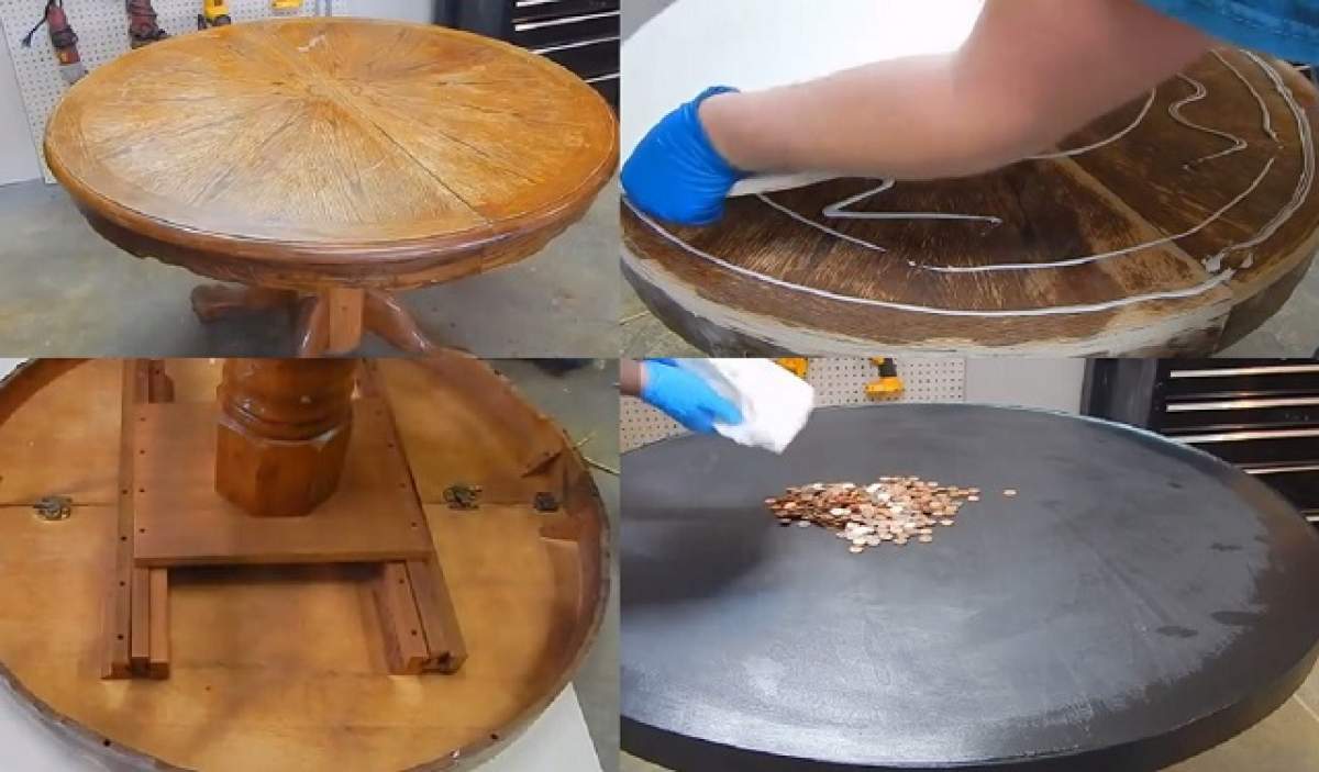 VIDEO / A lipit peste 35.000 de monede pe o masă! REZULTATUL a depăşit orice imaginaţie