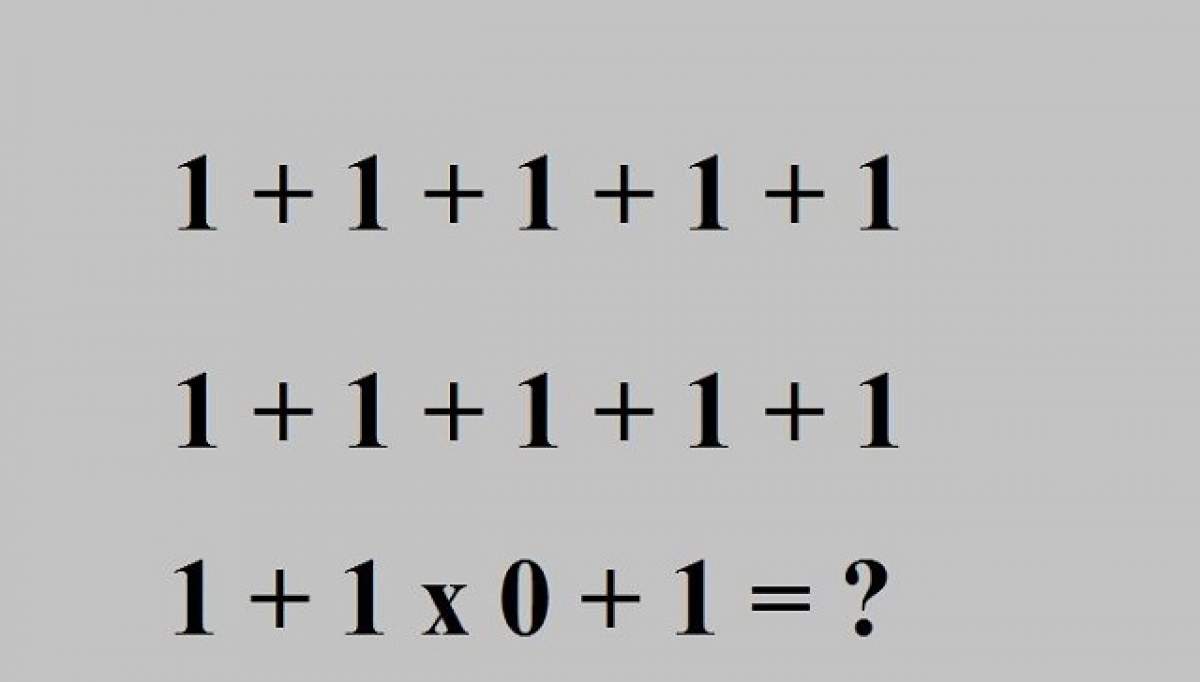 Testul la care şi profesorii de matematică stau să se gândească! 90% din oameni nu ştiu să-l rezolve