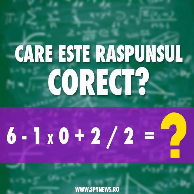 VIDEO / Crezi că ştii să rezolvi această problemă de matematică? Mii de internauţi au greşit răspunsul corect