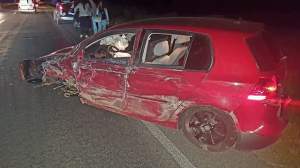 FOTO / A fost la un pas de moarte, din cauza unui şofer băut! Imagini terifiante de la locul accidentului