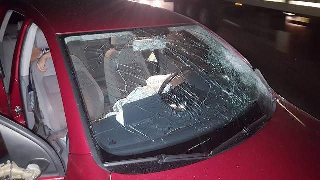 FOTO / A fost la un pas de moarte, din cauza unui şofer băut! Imagini terifiante de la locul accidentului