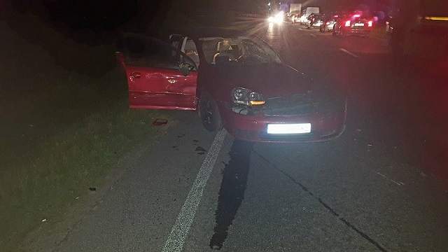 FOTO / A fost la un pas de moarte, din cauza unui şofer băut! Imagini terifiante de la locul accidentului