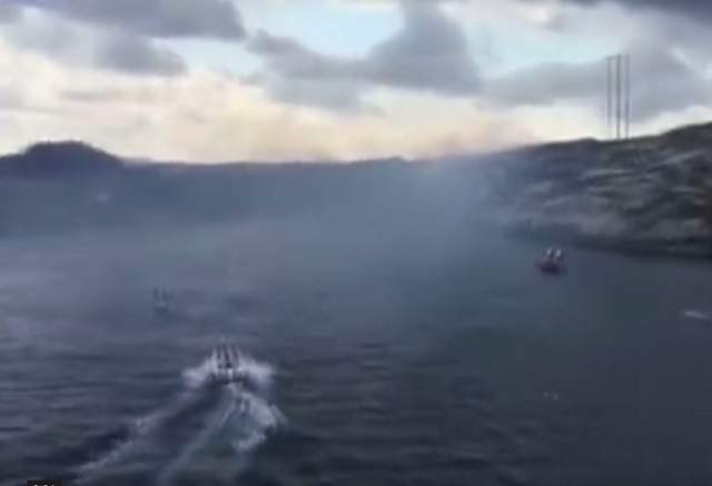VIDEO / Elicopter cu 15 oameni, prăbușit în Norvegia. Autoritățile caută supraviețuitori